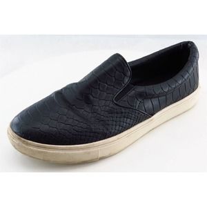 Steve Madden Fashion Sneakers Black Fabric Women 7.5 Medium